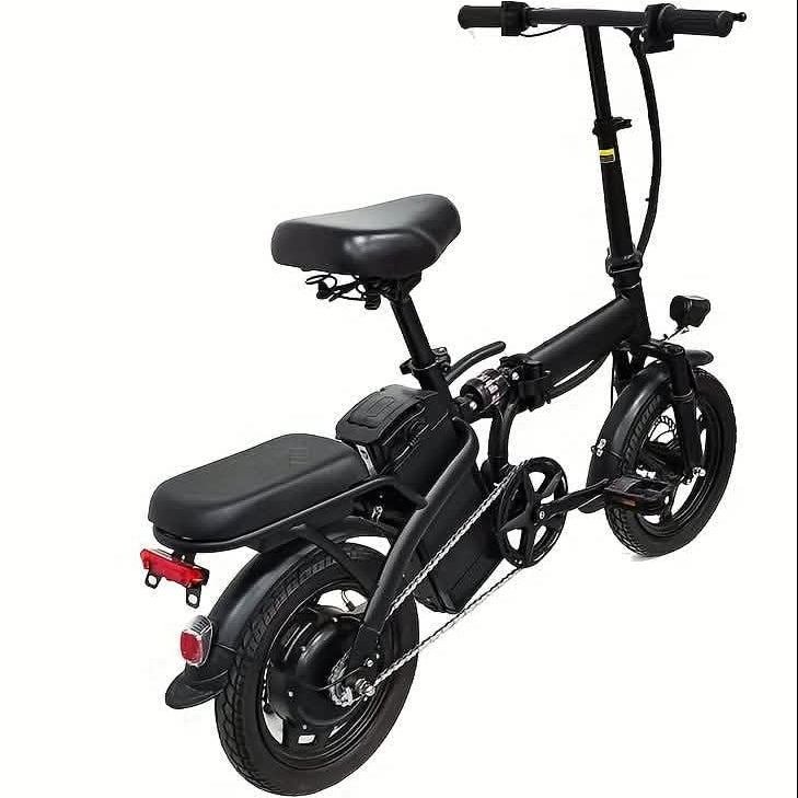 14" Folding Electric Bike 48V Lightweight E-Bike 330LB Load 19MPH 28-Mile Range - Agenda365.com