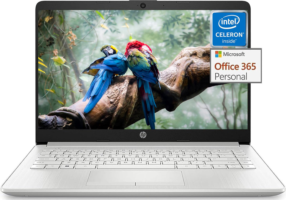 HP Stream 14 Inch Laptop 2023 Ultra Thin and Light Laptop for College Students Intel Celeron N4120 16GB RAM 320B Storage (64GB eMMC+256GB MSD no SD Port) 1-Year Office 365 Silver Win 11 S - Agenda365.com