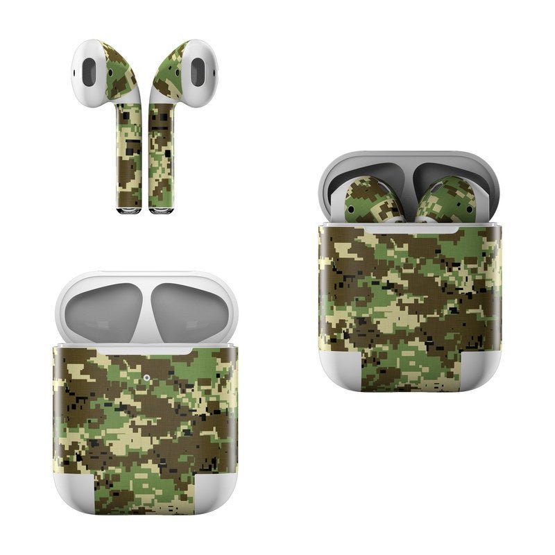 Digital Woodland Camo - Apple AirPods Skin - Agenda365.com