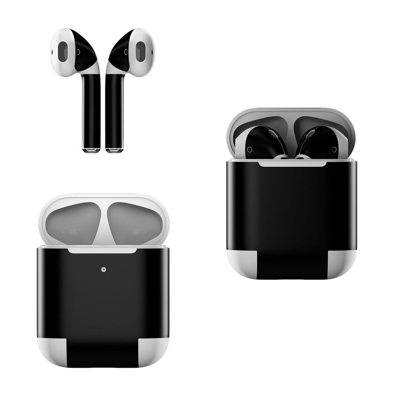 Solid State Black - Apple AirPods Skin - Agenda365.com