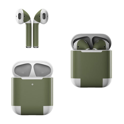 Solid State Olive Drab - Apple AirPods Skin - Agenda365.com