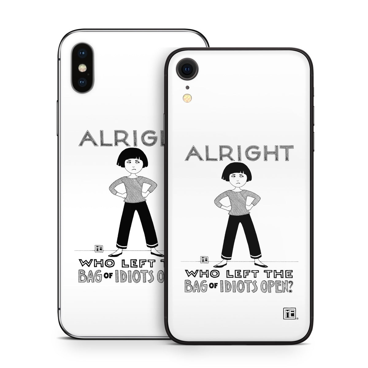 Bag of Idiots - Apple iPhone X Skin - Agenda365.com
