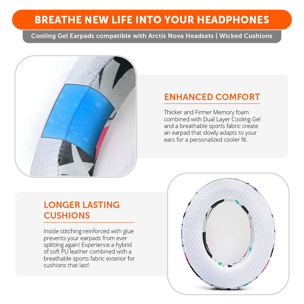 Arctis Nova Earpads - WC FreeZe Cooling Gel - Agenda365.com