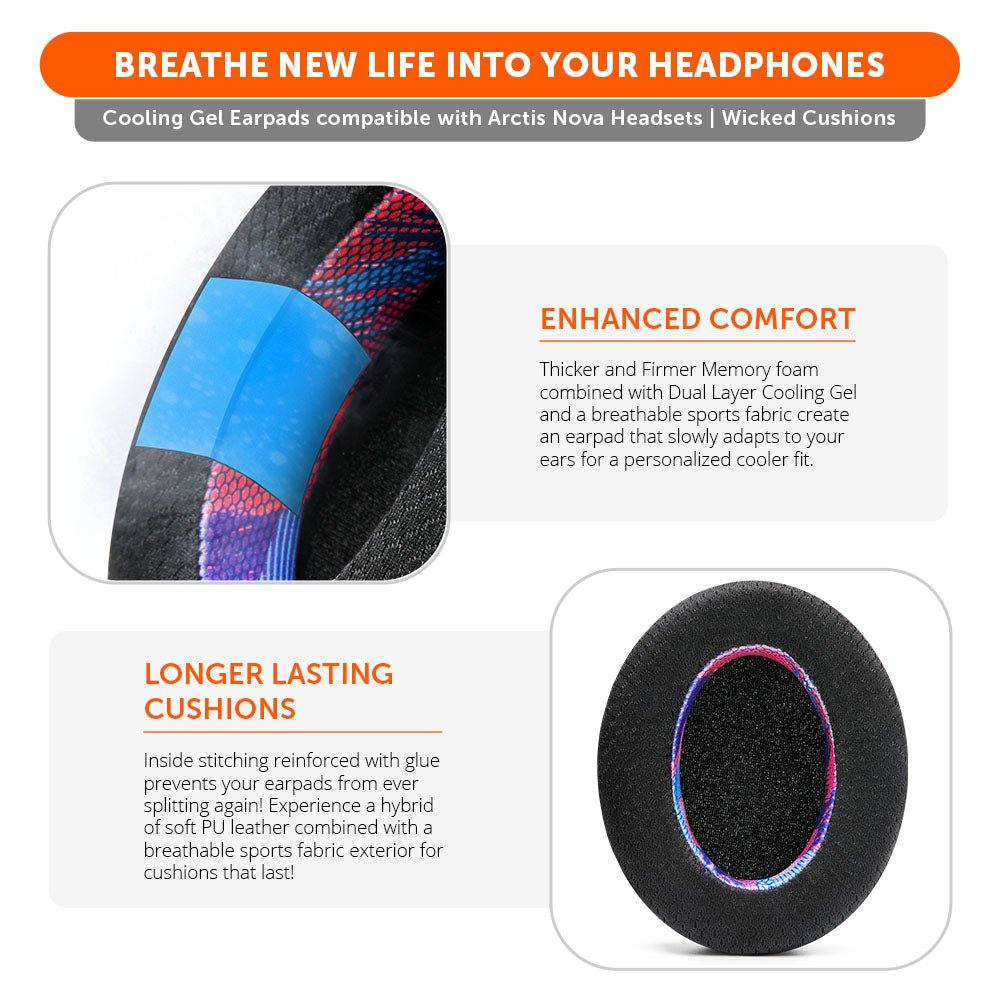 Arctis Nova Earpads - WC FreeZe Cooling Gel - Agenda365.com