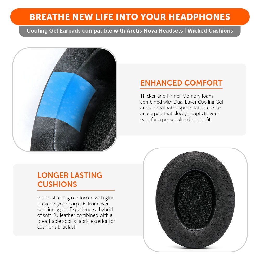 Arctis Nova Earpads - WC FreeZe Cooling Gel - Agenda365.com