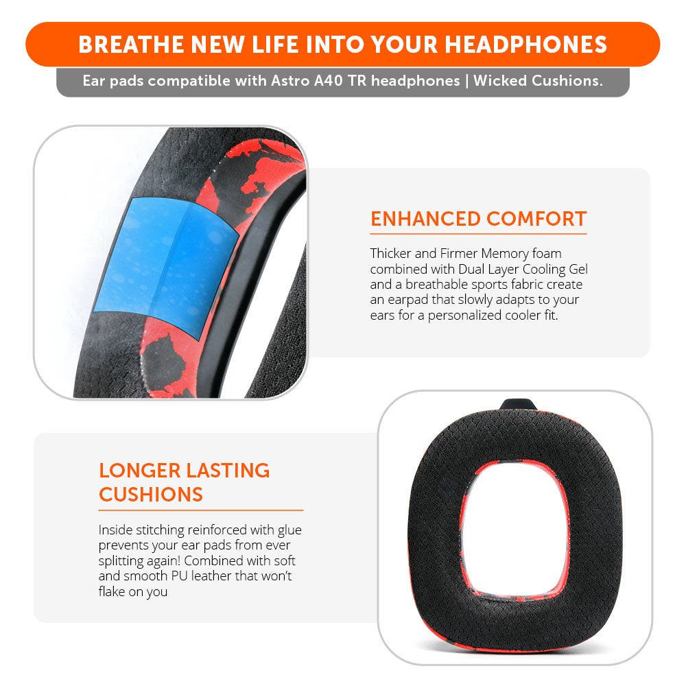 Astro A40 TR Earpads - WC FreeZe Cooling Gel - Agenda365.com