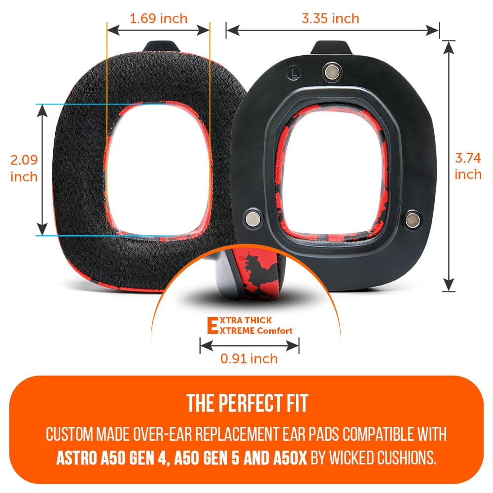 Astro A50 Gen 4, Gen 5 and A50X Earpads - WC FreeZe Cooling Gel - Agenda365.com