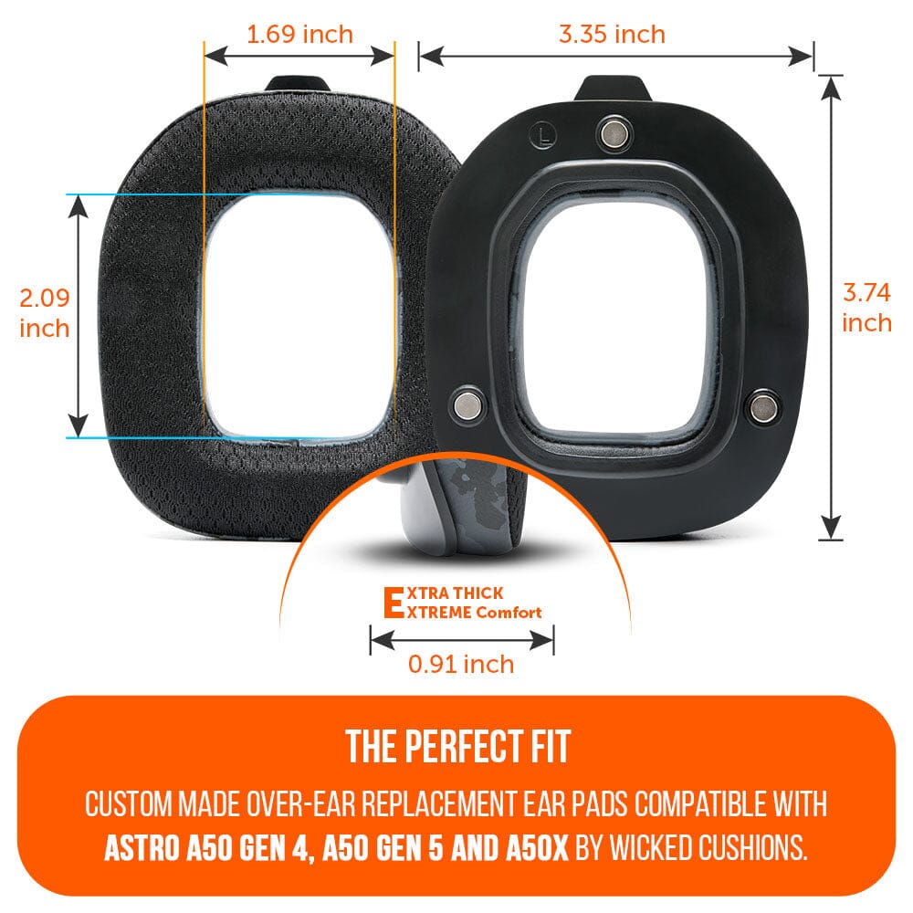 Astro A50 Gen 4, Gen 5 and A50X Earpads - WC FreeZe Cooling Gel - Agenda365.com