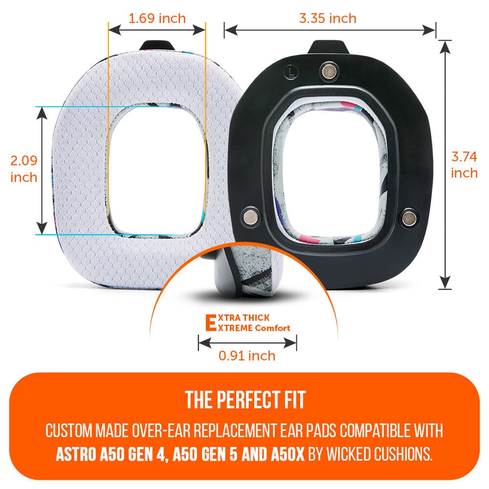 Astro A50 Gen 4, Gen 5 and A50X Earpads - WC FreeZe Cooling Gel - Agenda365.com