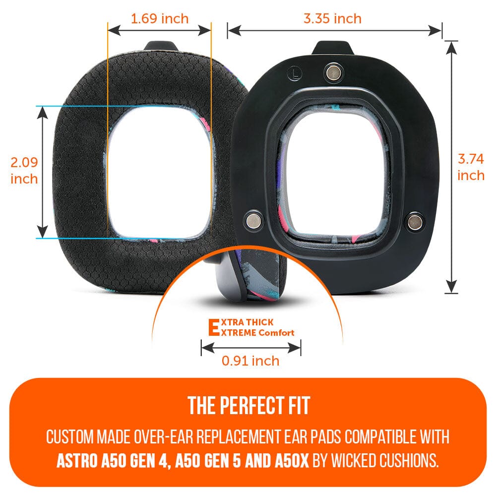 Astro A50 Gen 4, Gen 5 and A50X Earpads - WC FreeZe Cooling Gel - Agenda365.com