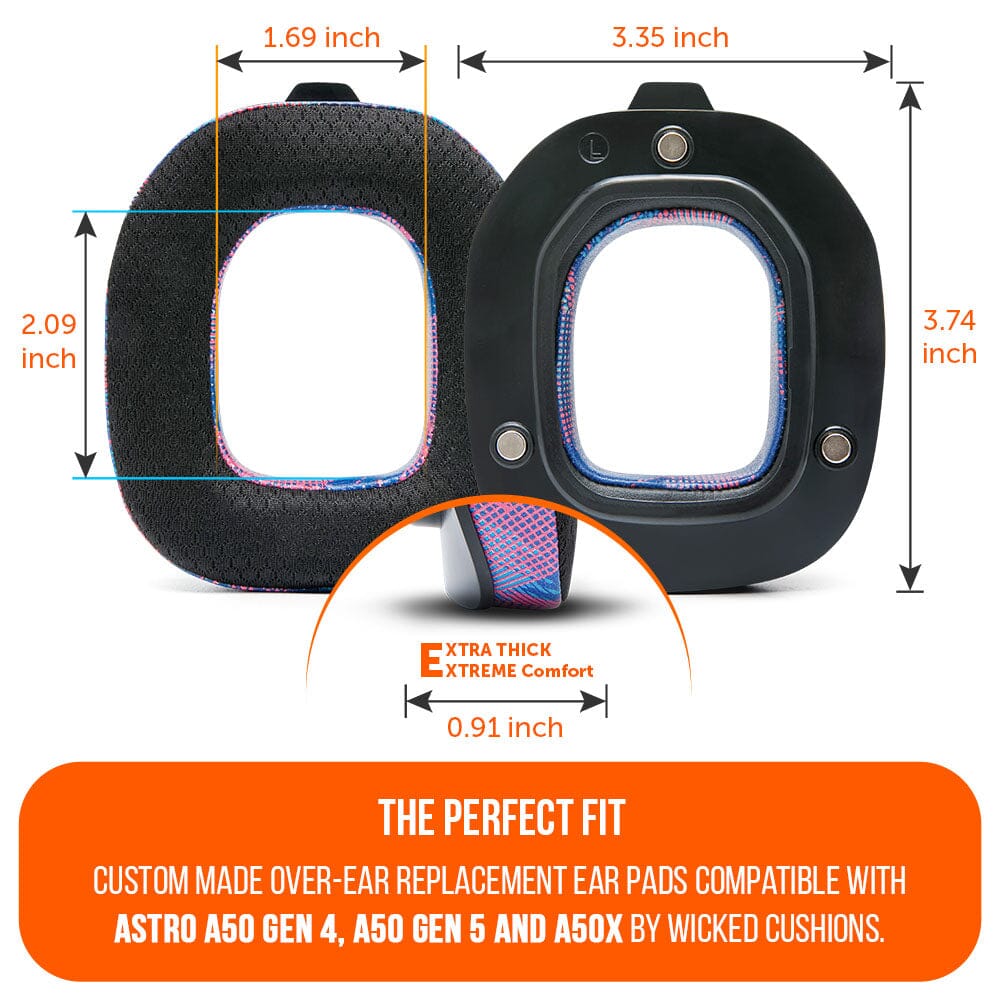 Astro A50 Gen 4, Gen 5 and A50X Earpads - WC FreeZe Cooling Gel - Agenda365.com