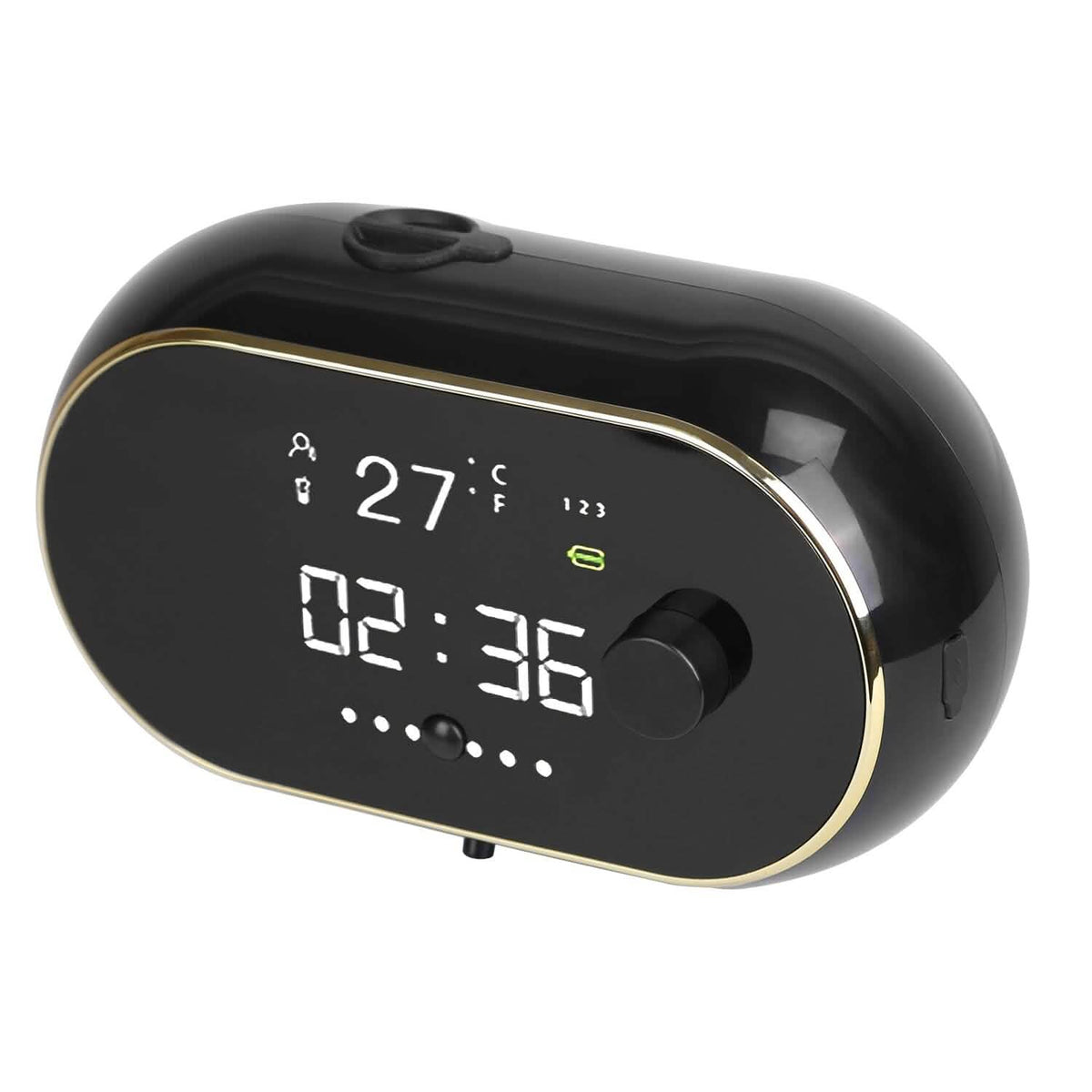Automatic Soap Dispenser Wall Mounted Hand Free with Clock Temperature - Agenda365.com