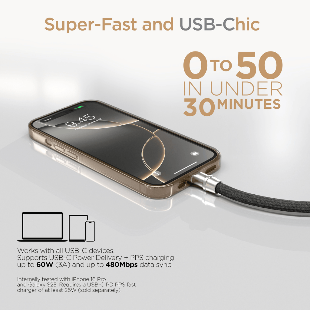 HyperGear 2-in-1 Universal Crossbody Phone Strap and Charging Cable - Agenda365.com