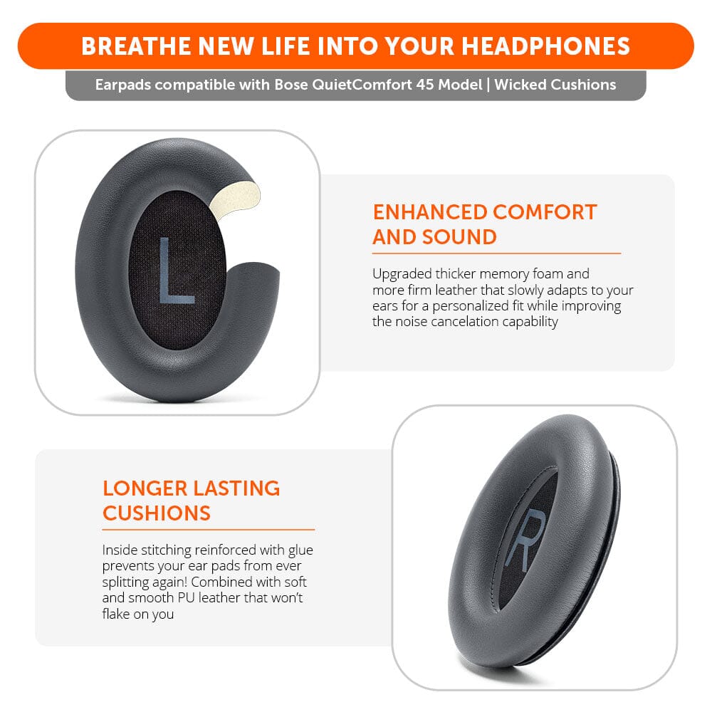 Bose QC45 Replacement Ear Pads - Agenda365.com