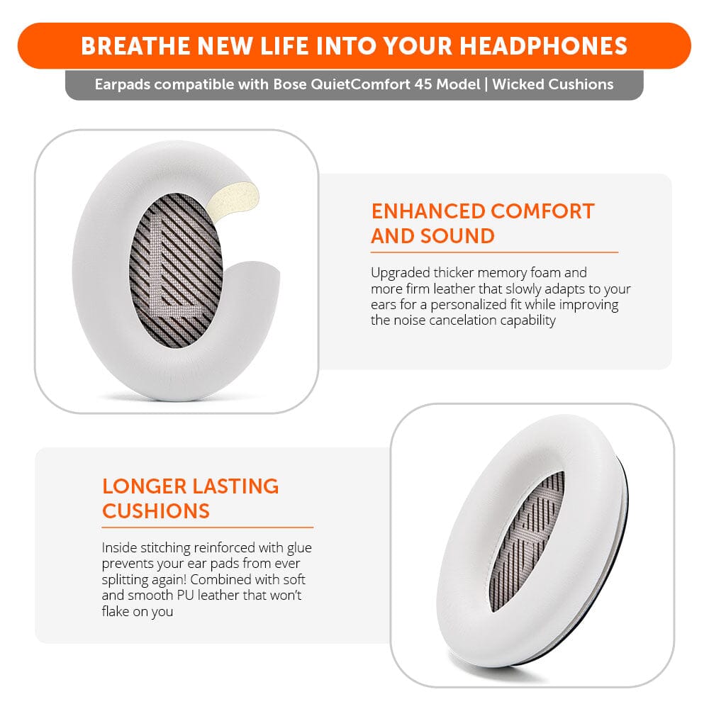 Bose QC45 Replacement Ear Pads - Agenda365.com