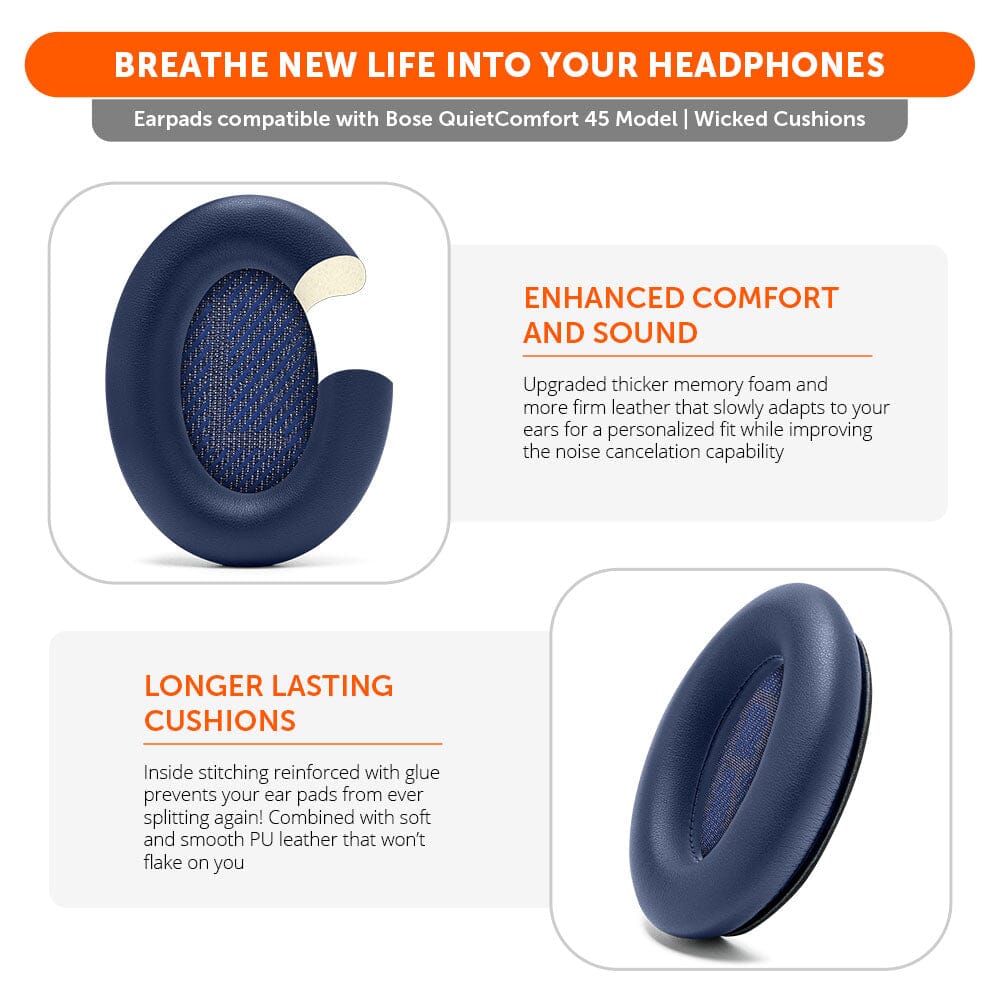 Bose QC45 Replacement Ear Pads - Agenda365.com