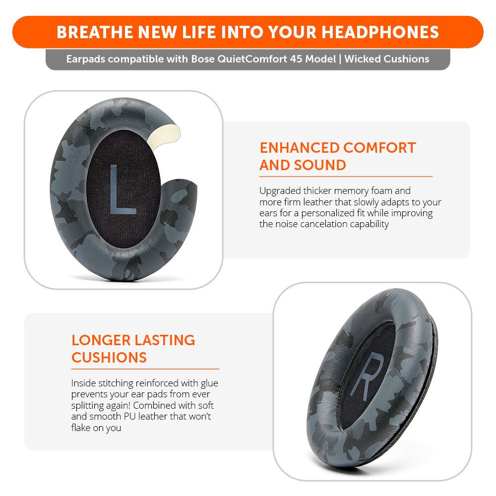 Bose QC45 Replacement Ear Pads - Agenda365.com