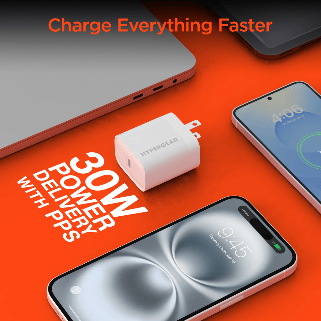 HyperGear 30W USB-C PD Fast Wall Charger with PPS - Agenda365.com