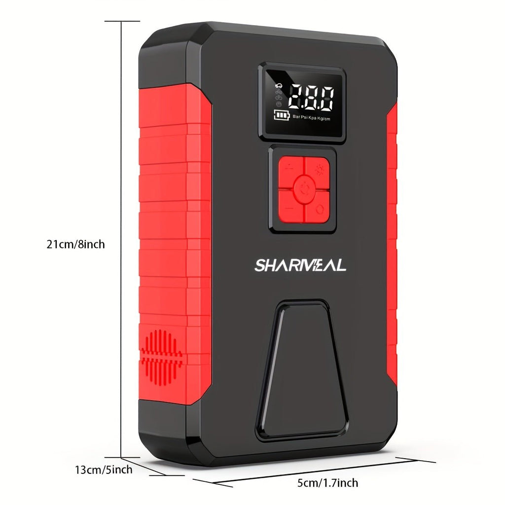 Portable Car Jump Starter with Air Compressor - Agenda365.com