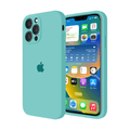 iPhone Camera Protection Silicone Case (Ice Sea Blue) - Agenda365.com