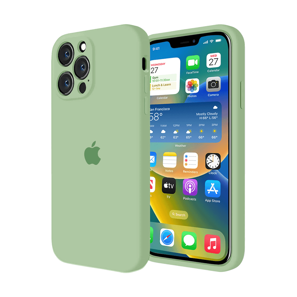 iPhone Camera Protection Silicone Case (Matcha Green) - Agenda365.com