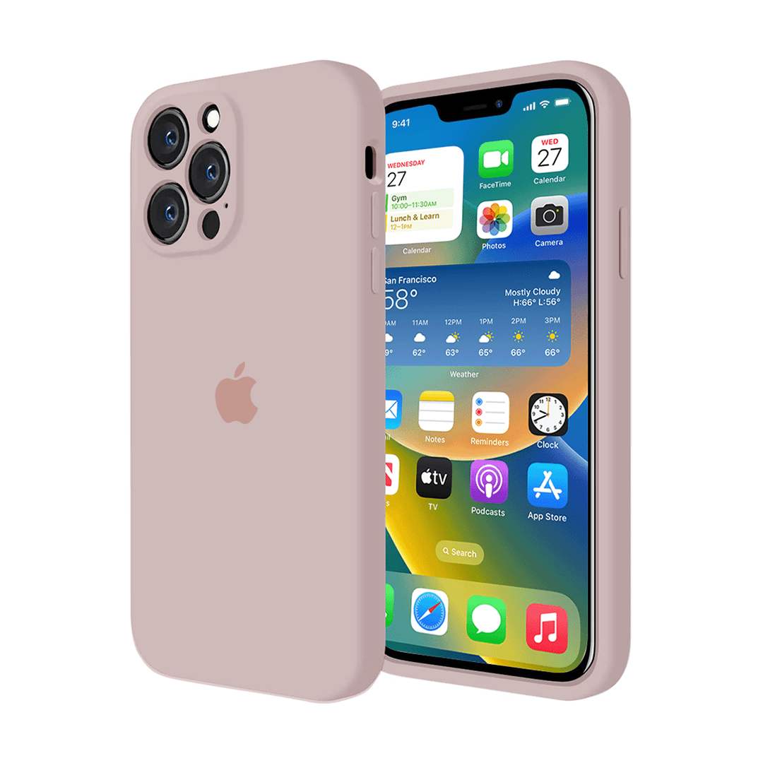 iPhone Camera Protection Silicone Case (Pink Sand) - Agenda365.com
