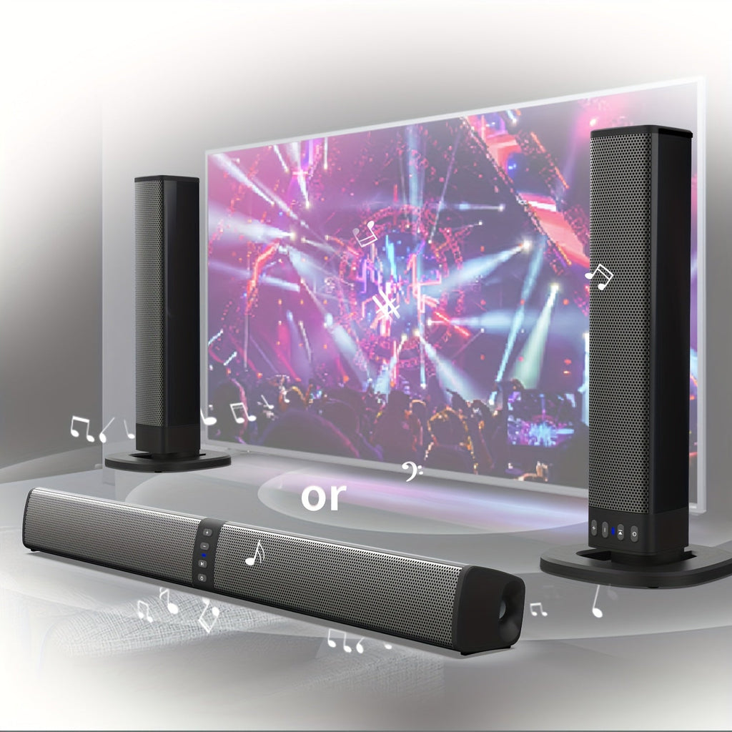 Wireless Soundbar for TV – 2-in-1 Detachable Bluetooth Speaker - Agenda365.com