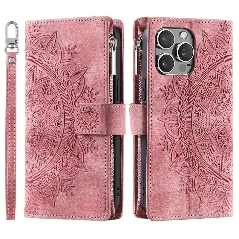 Stylish Leather Lanyard Wallet Case - Agenda365.com