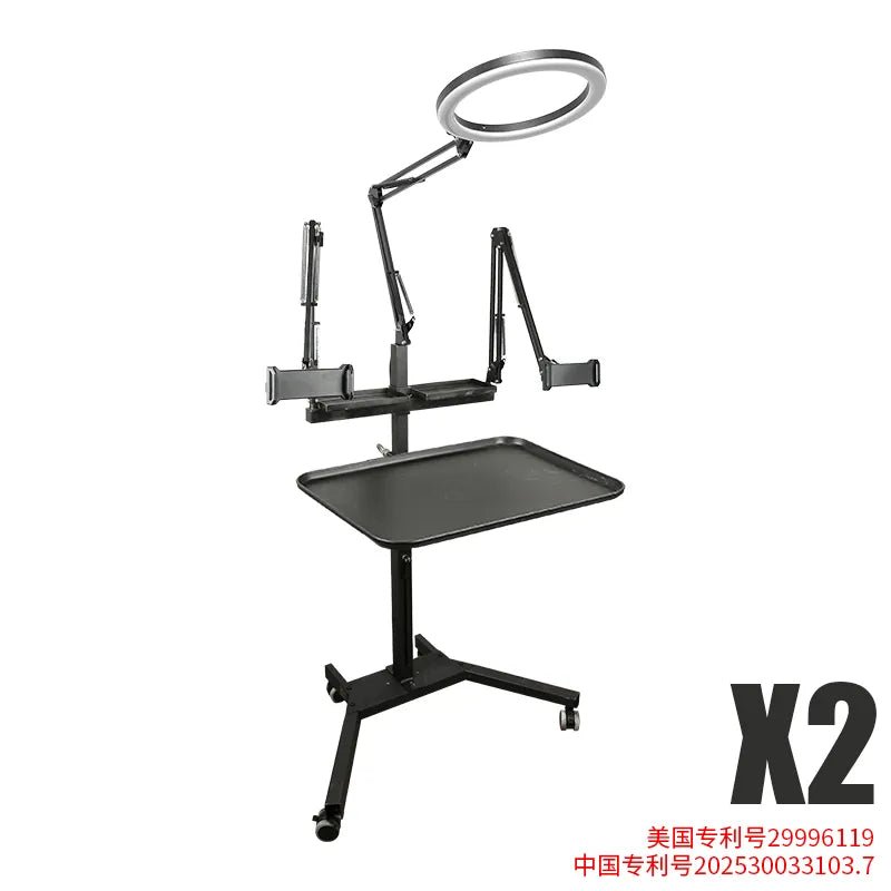 TAIDU PROMOTION MULTI-FUNCTIONAL DOUBLE HOLDER TATTOO BENCH WITH LIGHT - Agenda365.com