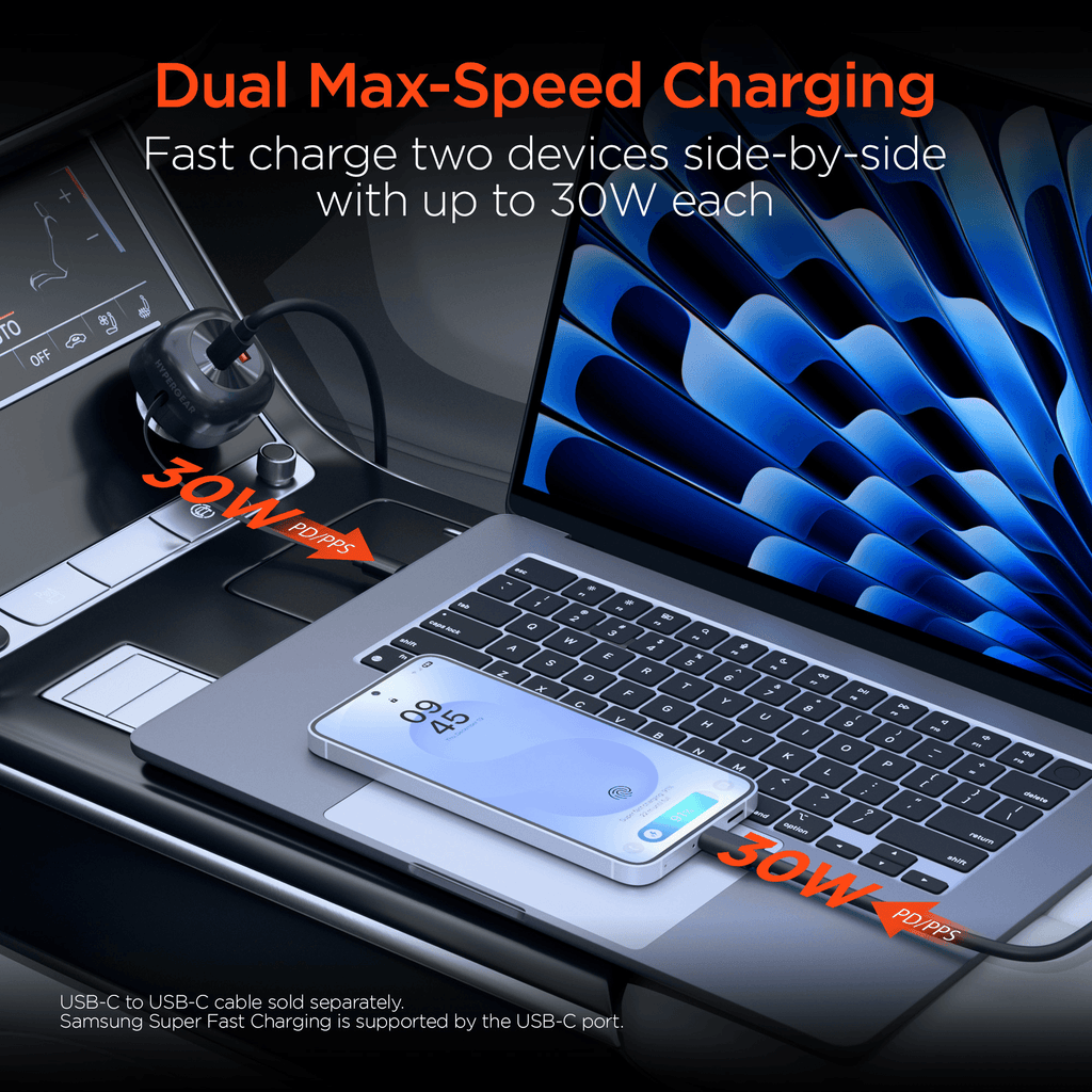 HyperGear SpeedBoost 60W Retractable Car Charger - Agenda365.com
