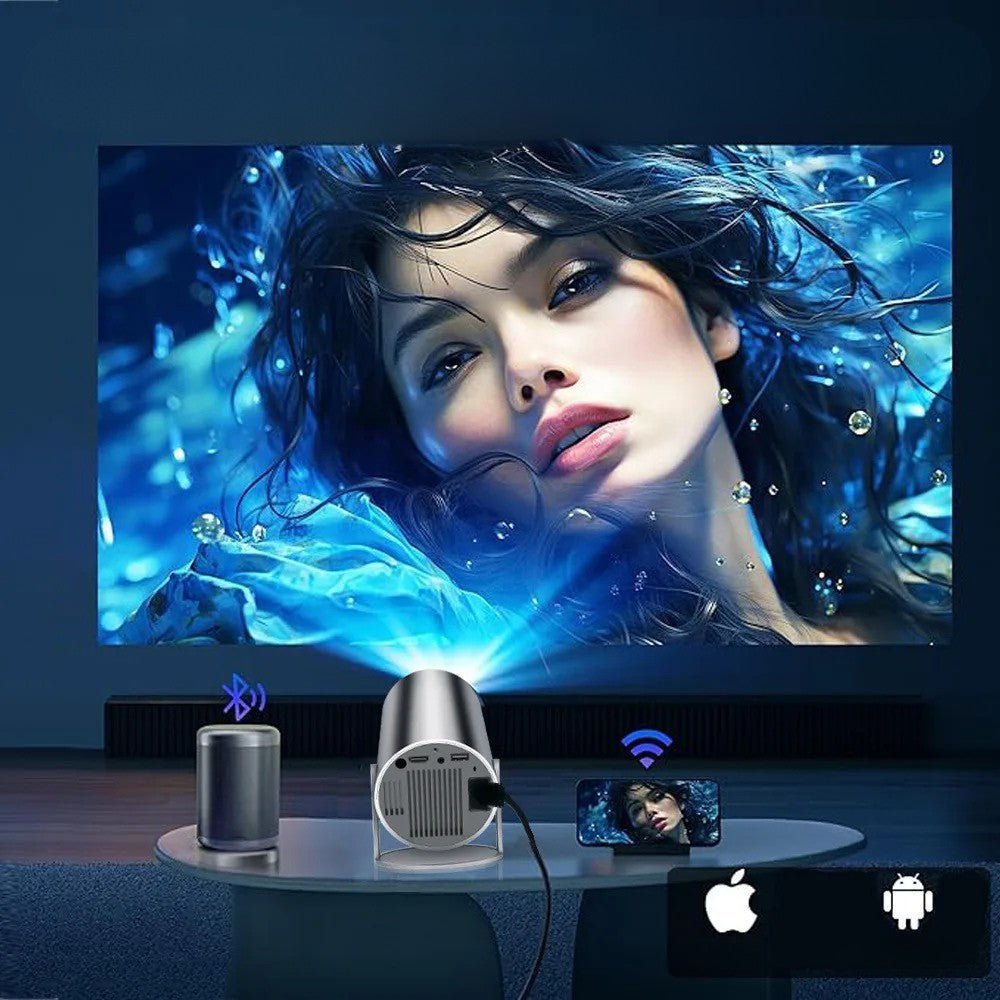 Portable 4K Projector - Home Cinema Outdoor Projetor - Agenda365.com