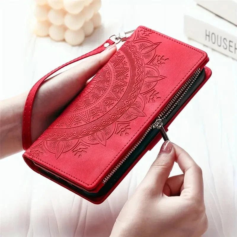 Stylish Leather Lanyard Wallet Case - Agenda365.com