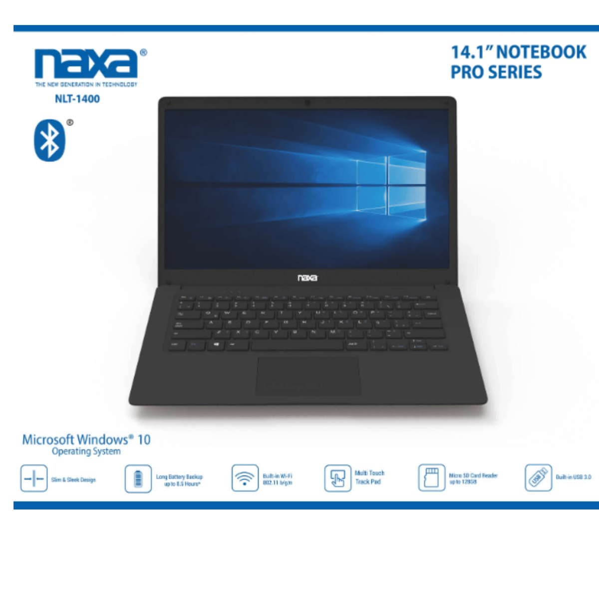 Naxa 14.1" Notebook Pro Series - Refurbished - Agenda365.com