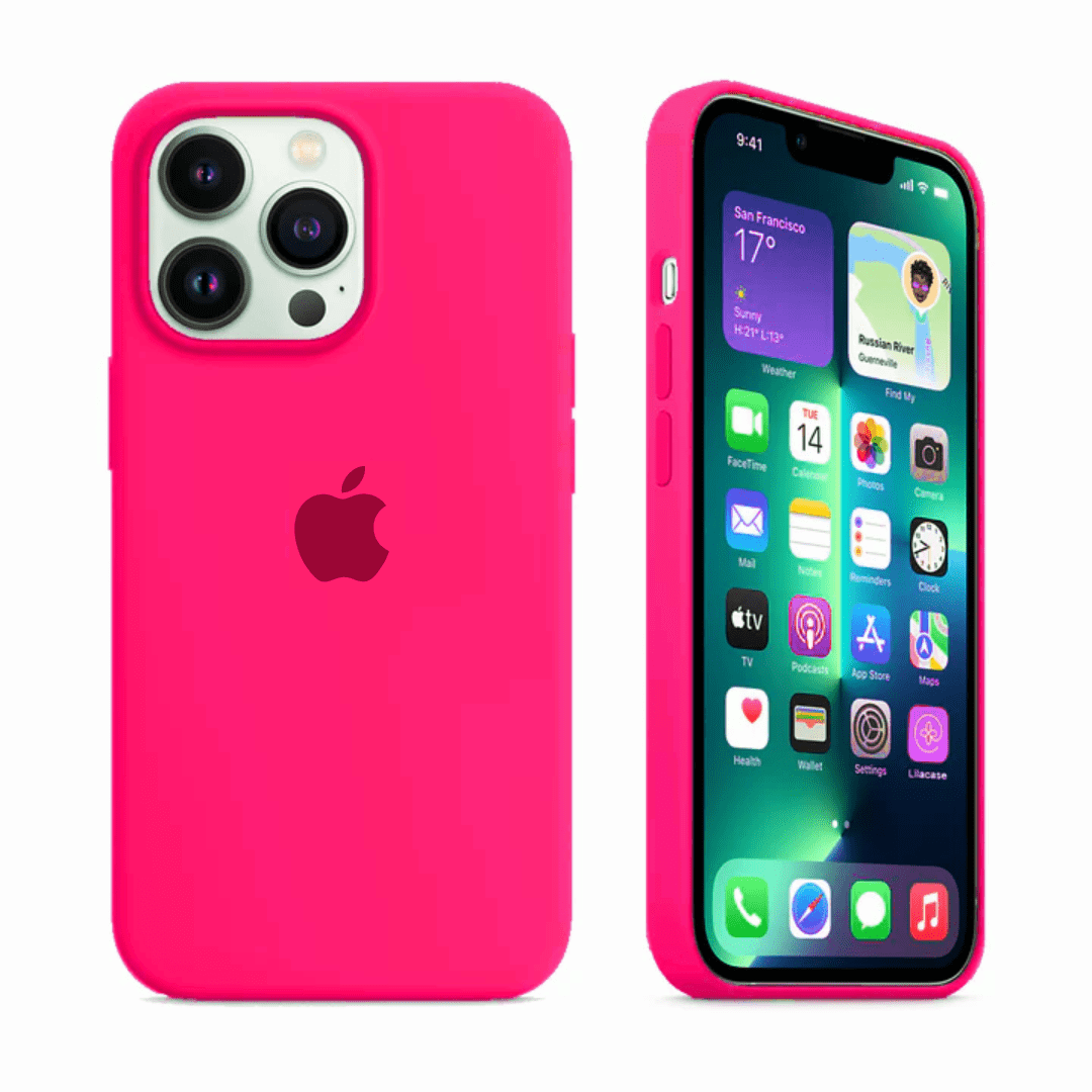 iPhone Silicone Case (Firefry Rose) - Agenda365.com