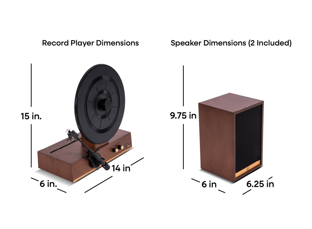 Fuse Audio GLD Vertical Vinyl Record Player - Agenda365.com