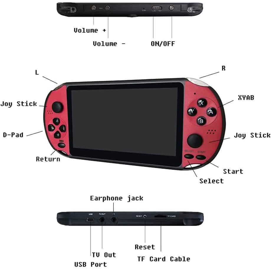 Handheld Game Console for Kids/Adults X12 Pro - Agenda365.com