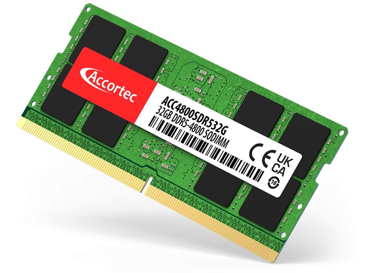 ACCORTEC INCORPORATED SODIMM 32GB DDR5-4800 Memory Module - Agenda365.com