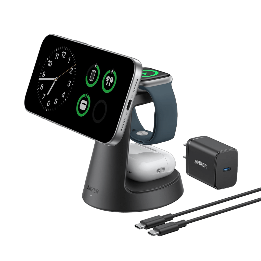 Anker MagGo Wireless Charging Station (3-in-1, Dock Stand) - Agenda365.com
