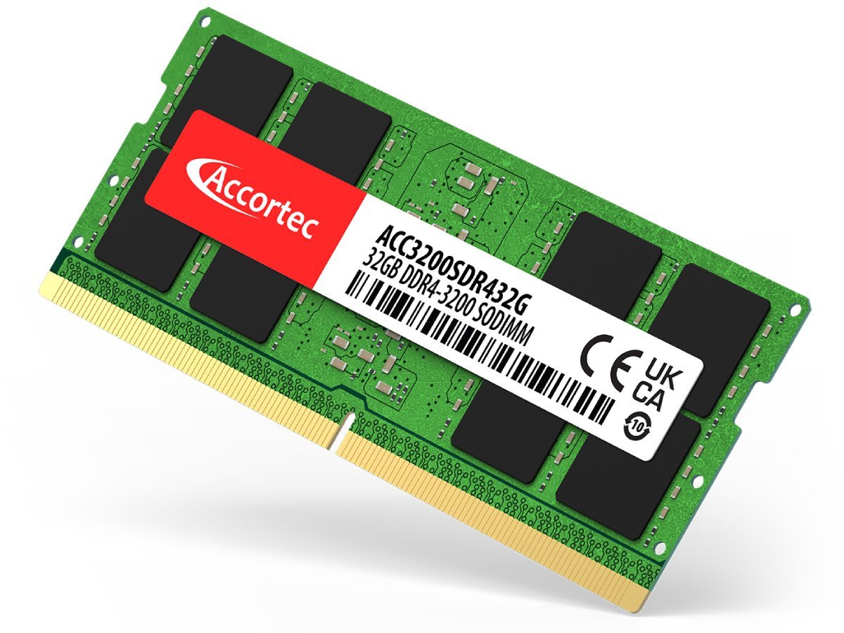 ACCORTEC INCORPORATED 32GB DDR4-3200 SODIMM Memory Module - Agenda365.com