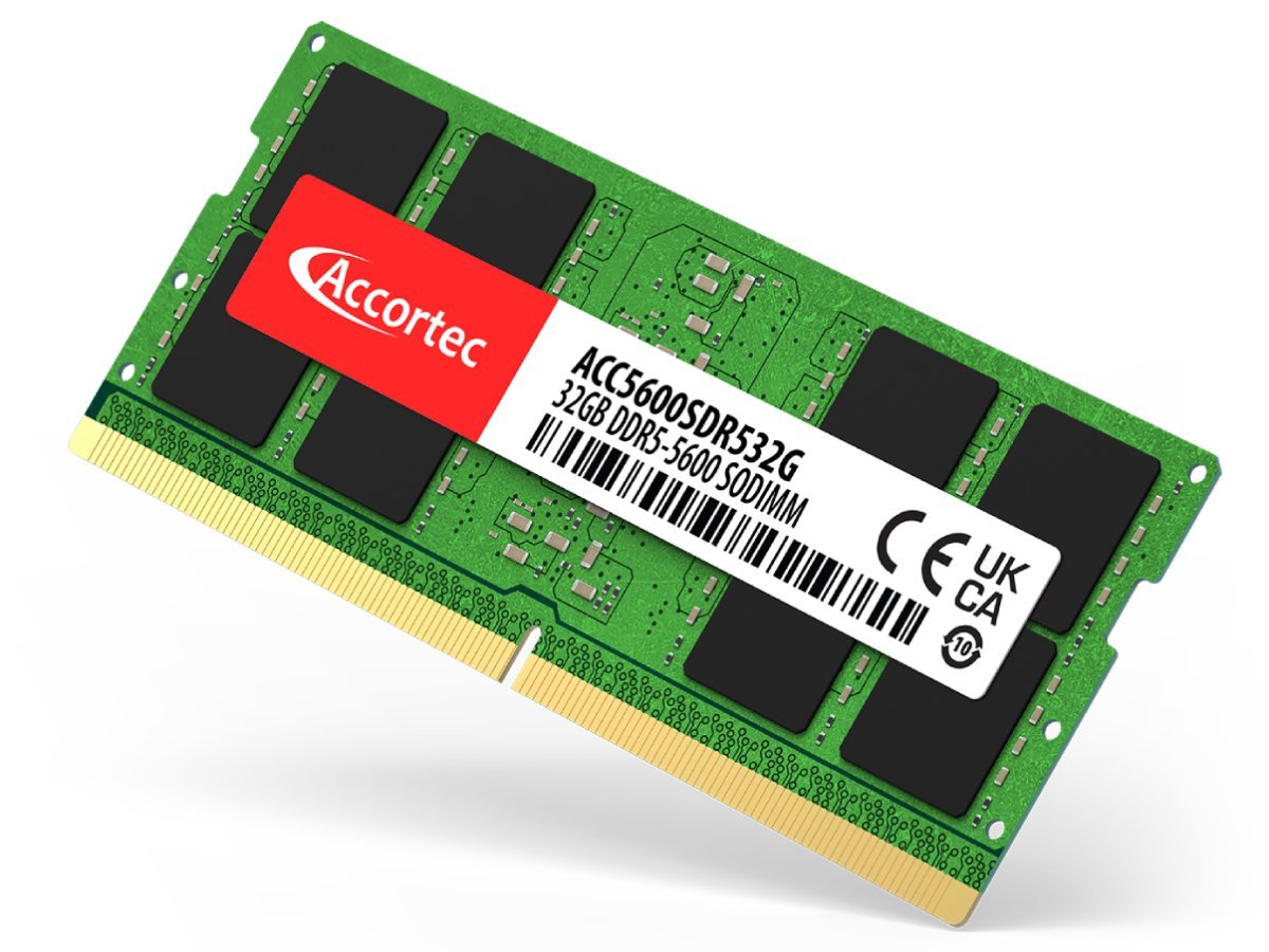 ACCORTEC 32GB DDR5-5600 SODIMM Memory - Agenda365.com