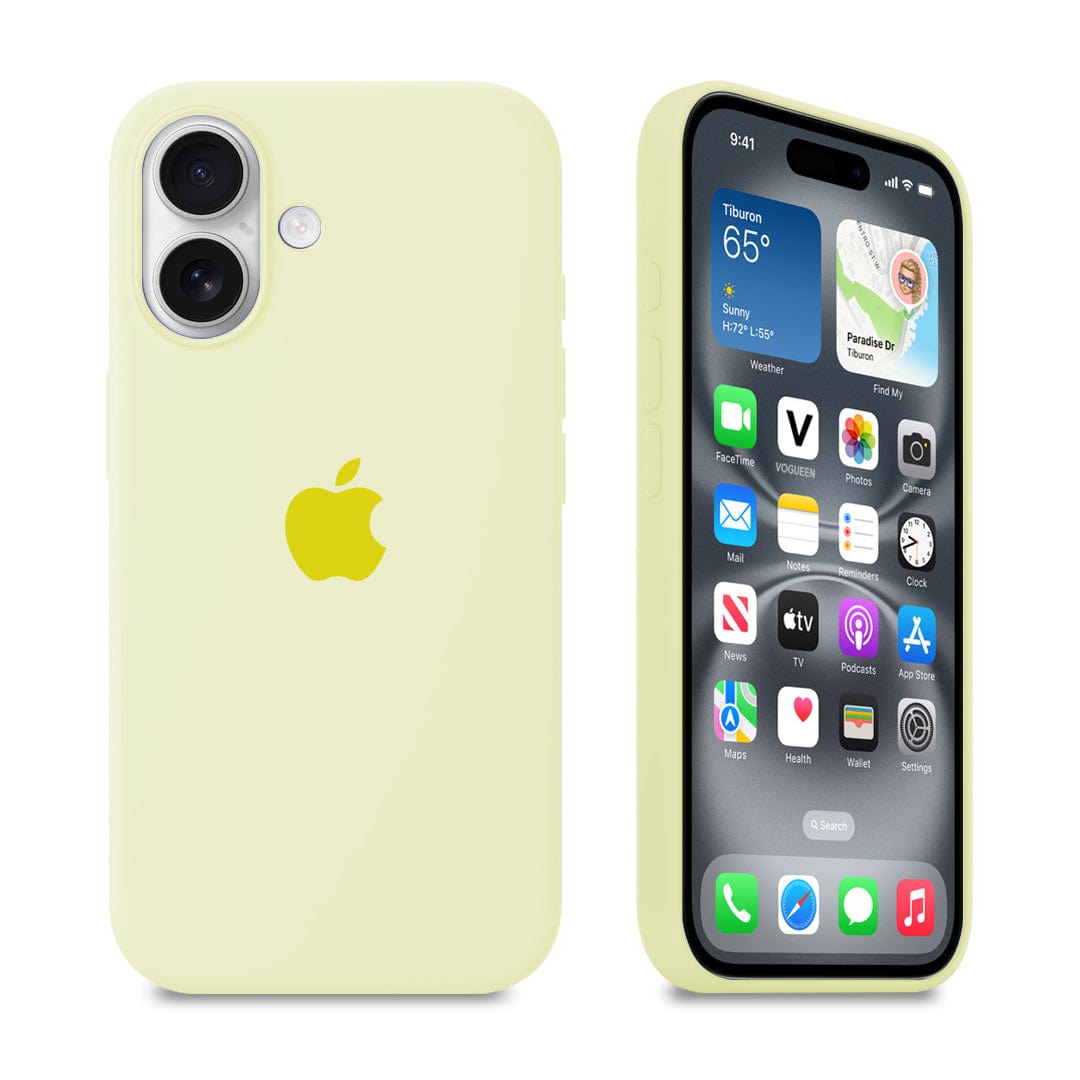 iPhone Silicone Case (Creamy Yellow) - Agenda365.com