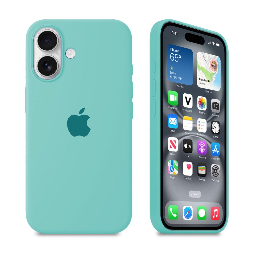 iPhone Silicone Case (Ice Sea Blue) - Agenda365.com