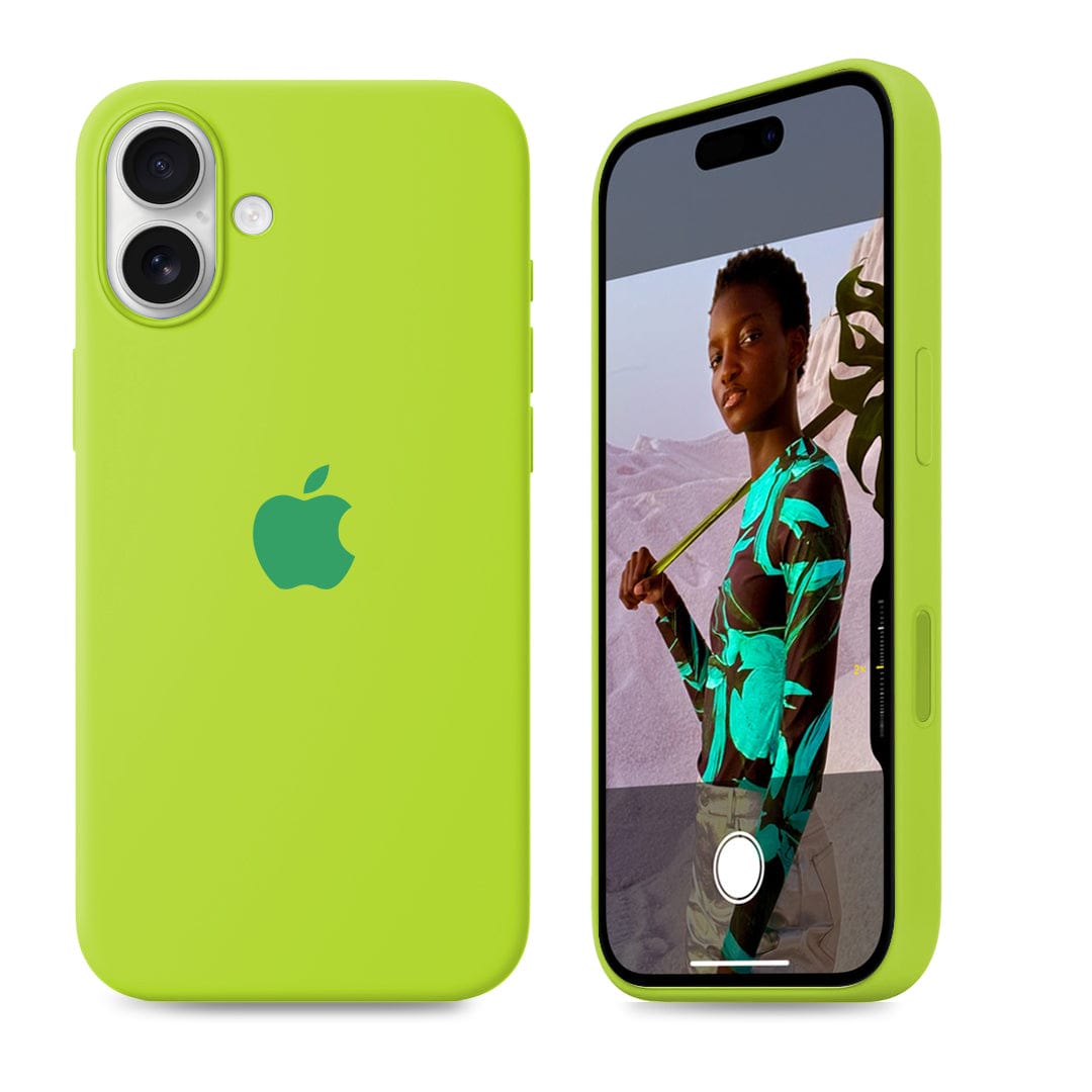 iPhone Silicone Case (Fluorescent Green) - Agenda365.com