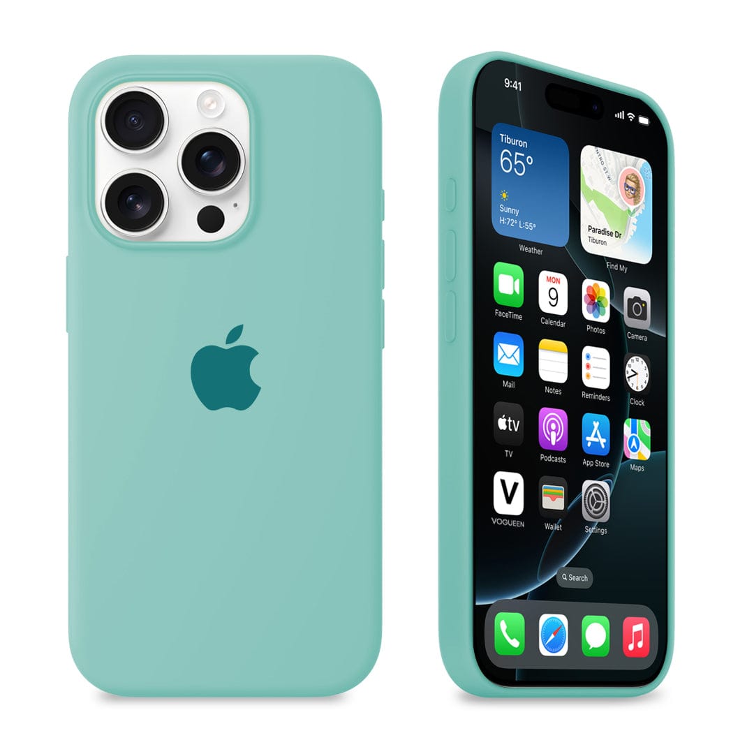 iPhone Silicone Case (Ice Sea Blue) - Agenda365.com