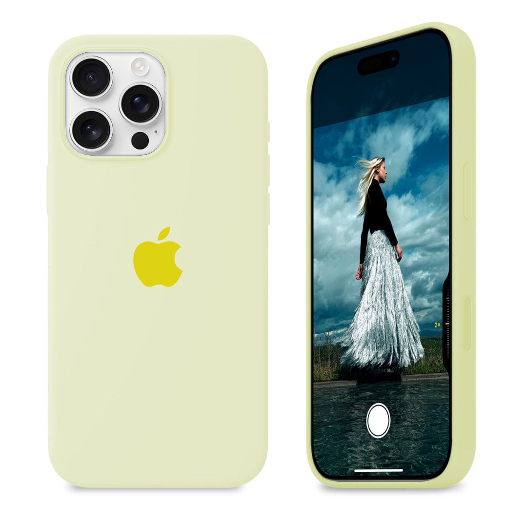 iPhone Silicone Case (Creamy Yellow) - Agenda365.com