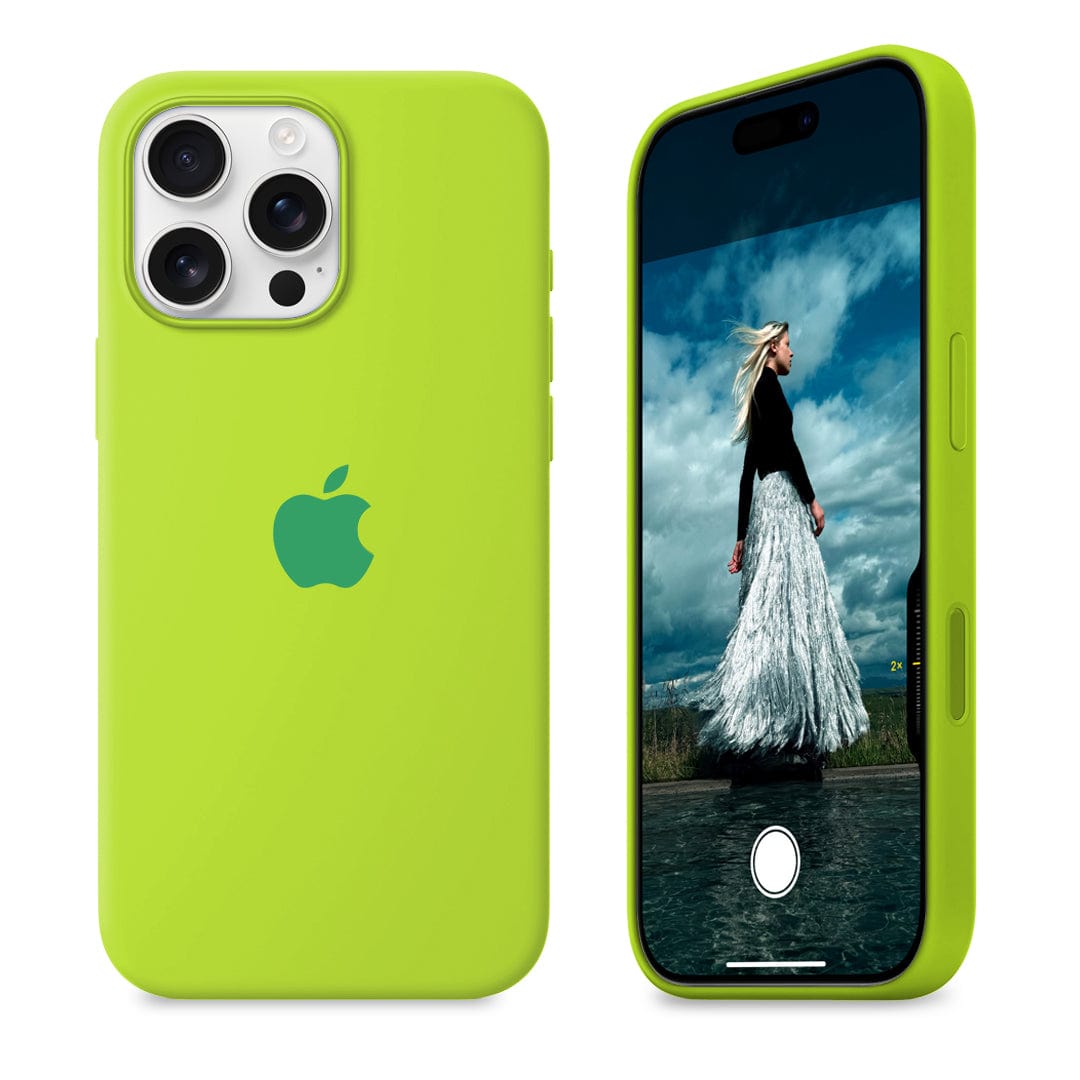 iPhone Silicone Case (Fluorescent Green) - Agenda365.com