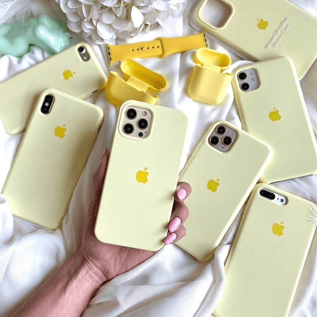 iPhone Silicone Case (Creamy Yellow) - Agenda365.com