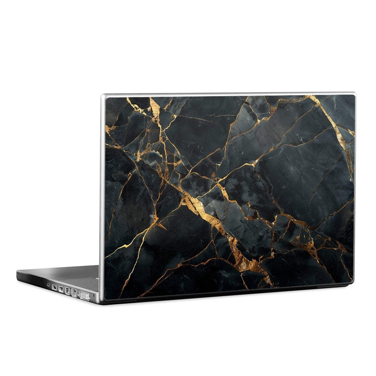Repaired Black Marble - Laptop Lid Skin - Agenda365.com