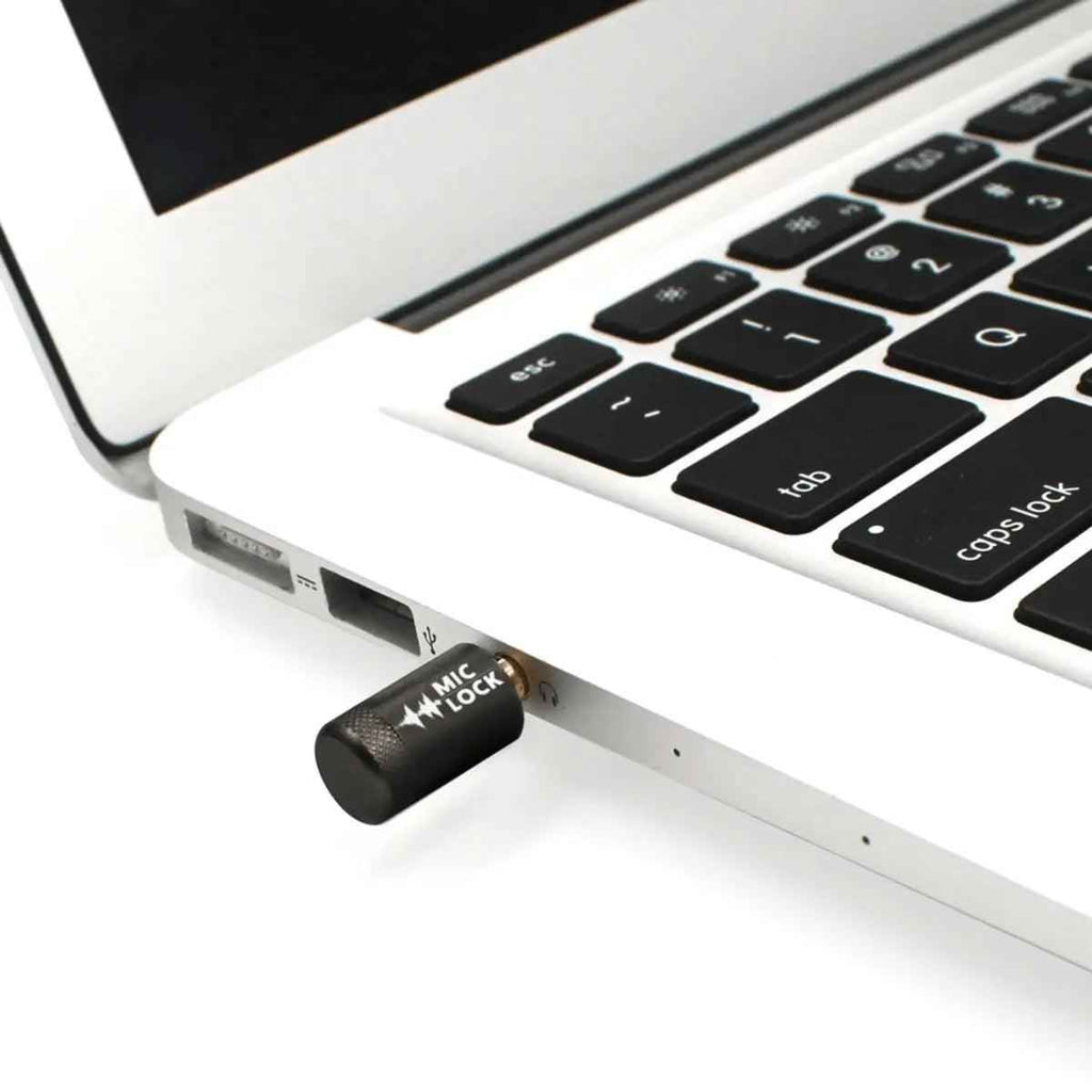 Mic-Lock 3.5mm Single Ended Microphone Blocker Grey - Agenda365.com
