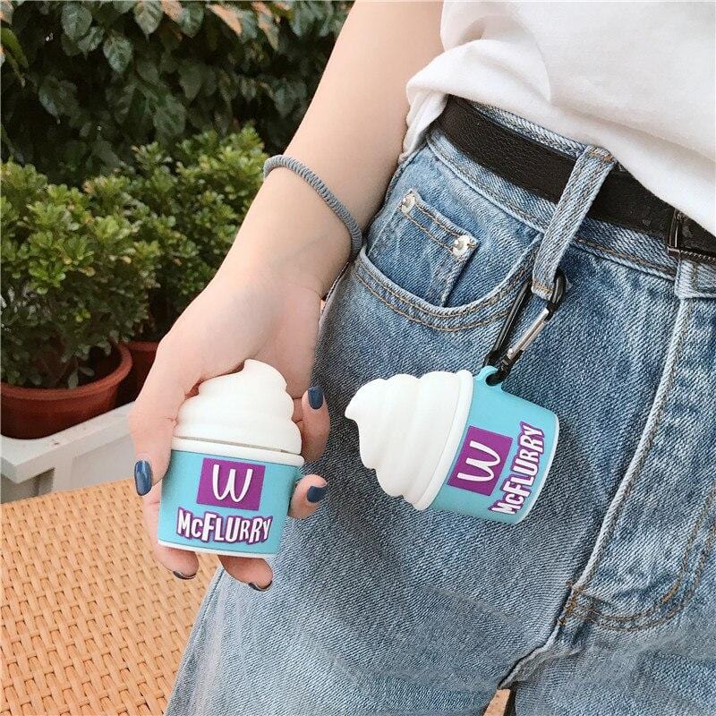 3D Cute Ice Cream Airpods Case - Agenda365.com